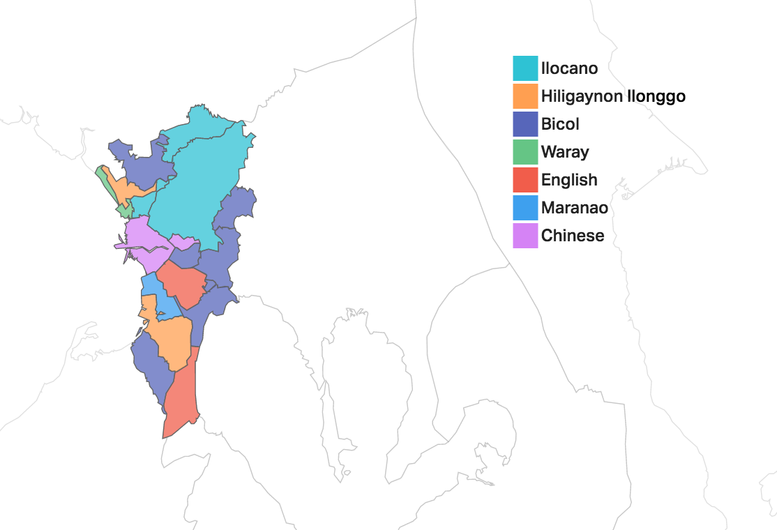 The Language Landscape Of The Philippines In 4 Maps